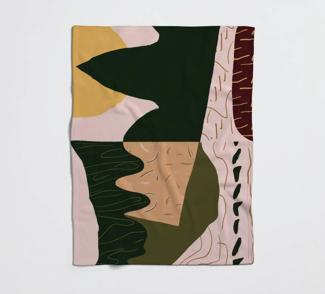 Riflesso astratto del fiume coperta in pile da Frosh Pallete
