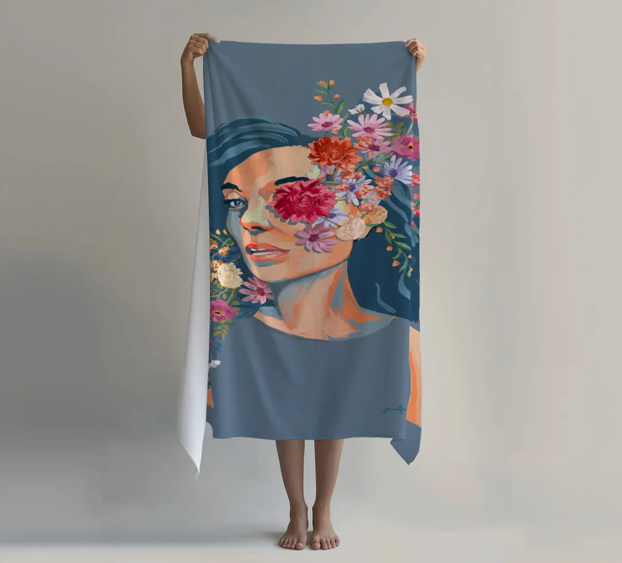 Fieldflower telo mare da Goed Blauw