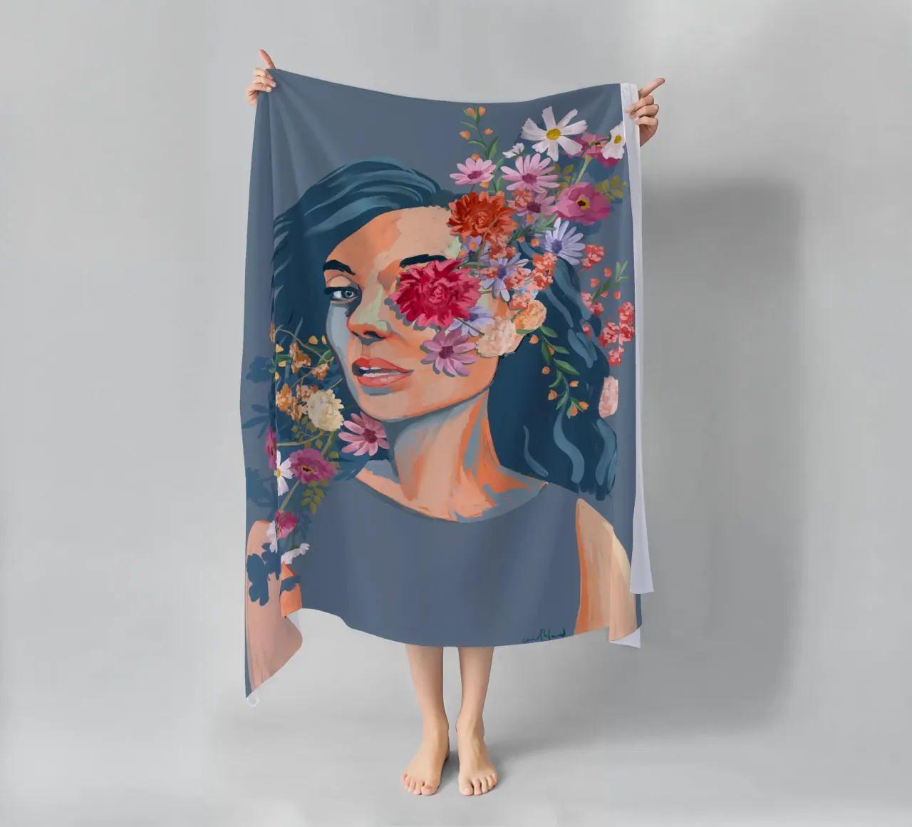 Fieldflower telo mare da Goed Blauw