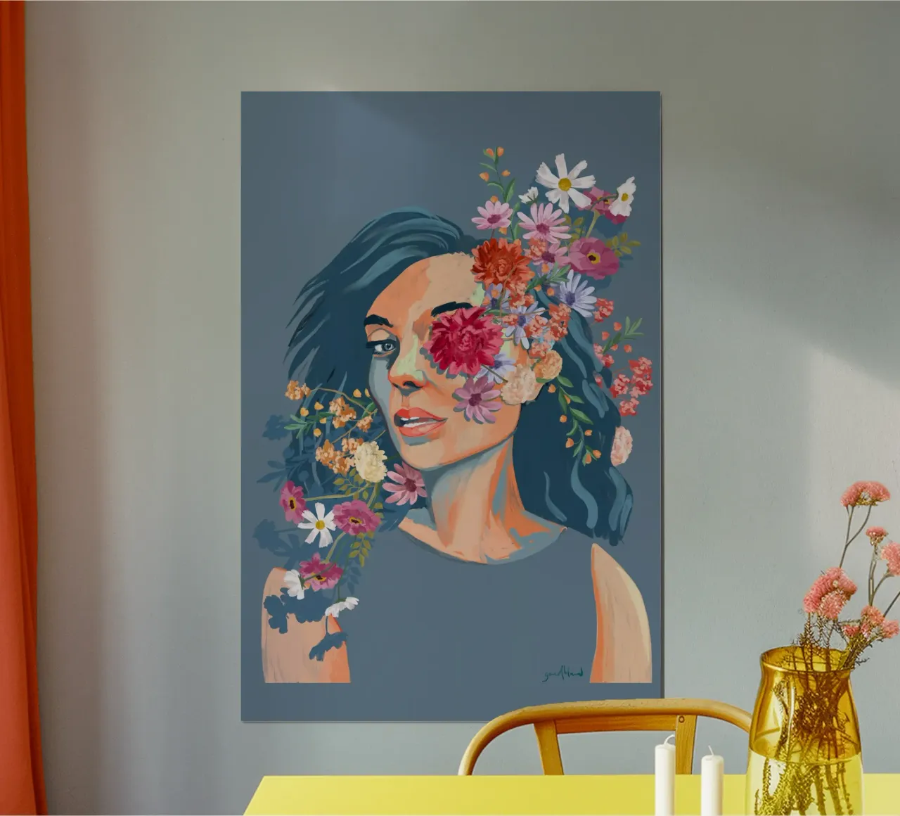 Fieldflower poster da Goed Blauw