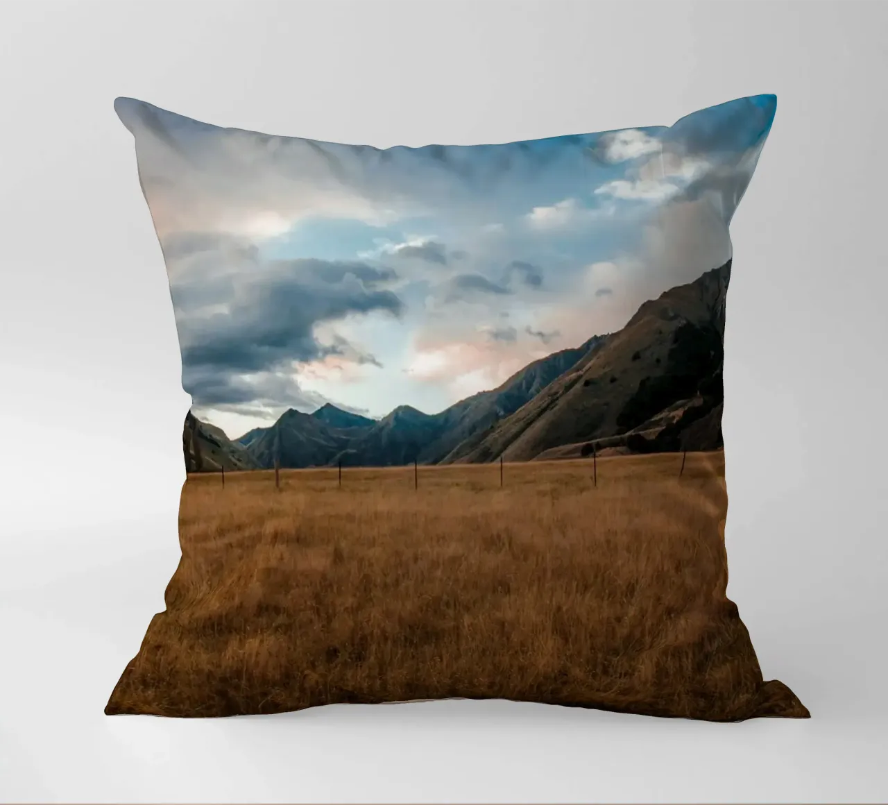 scenic view wilderness cuscino da cofa home