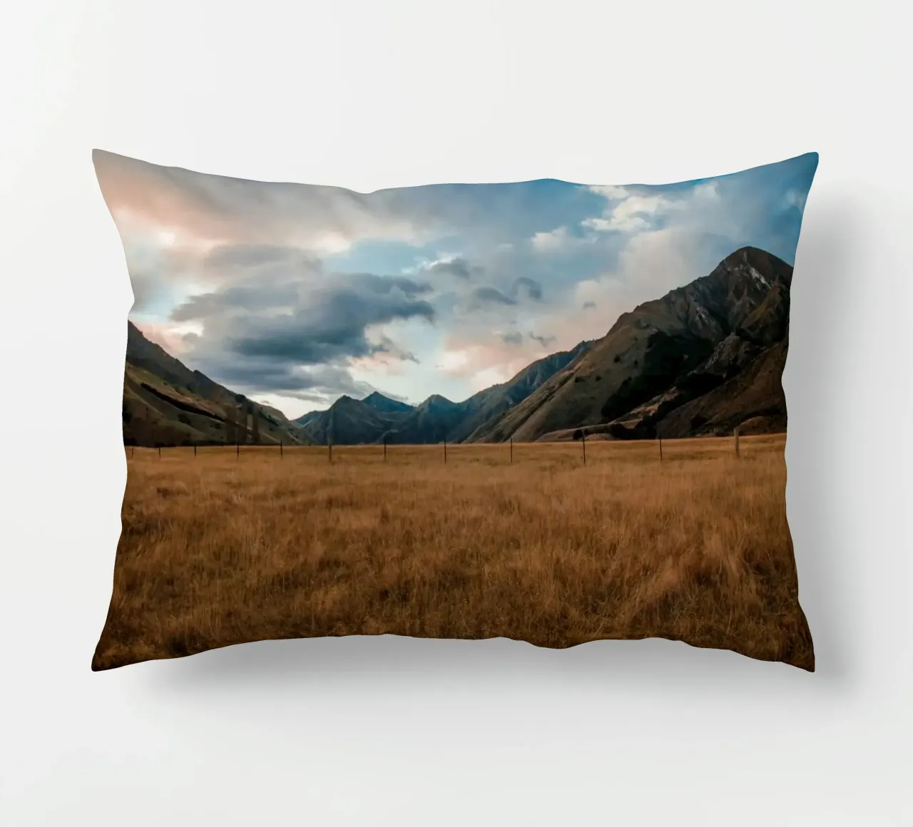 scenic view wilderness cuscino da cofa home