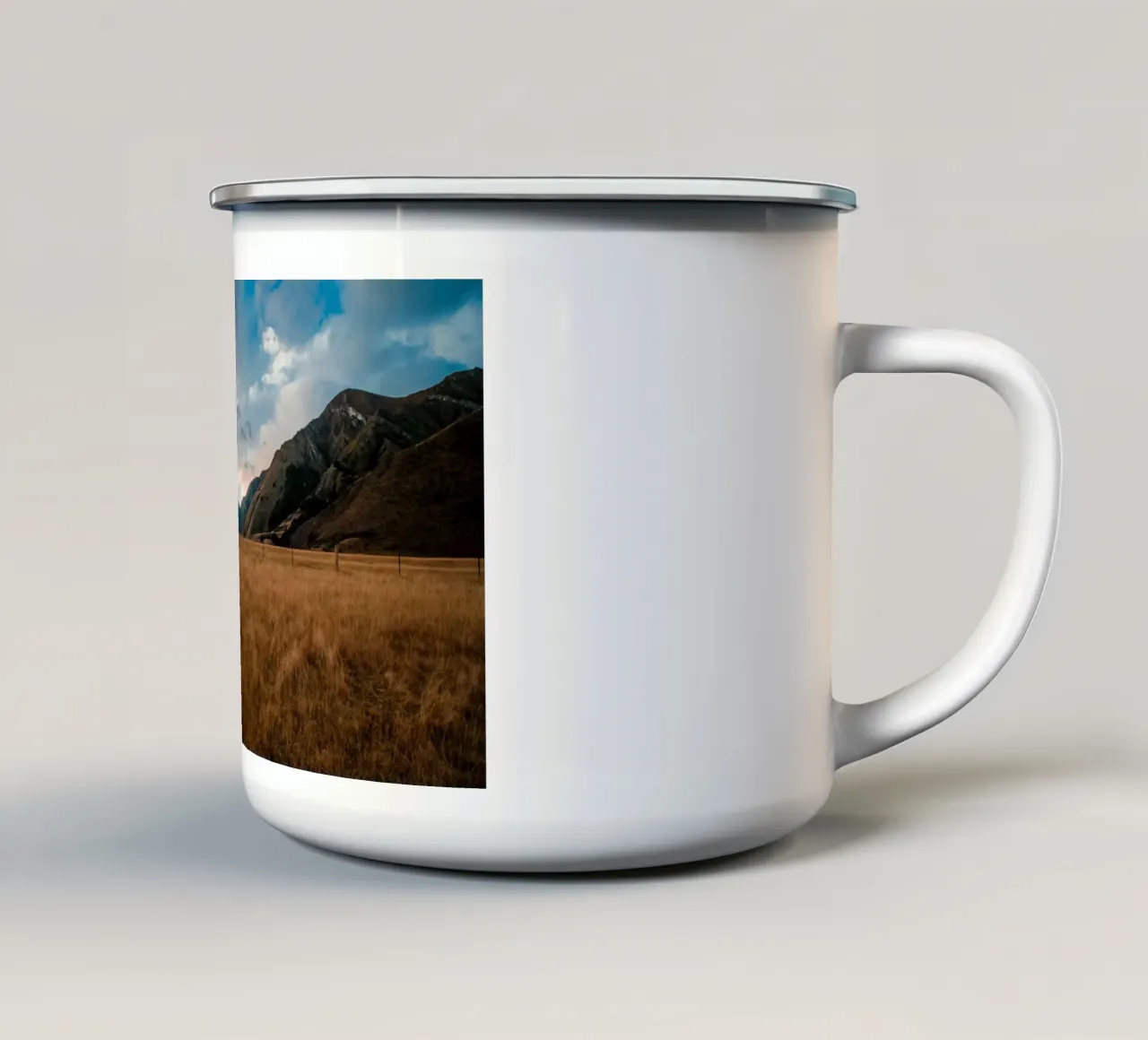 scenic view wilderness tazza in smalto da cofa home