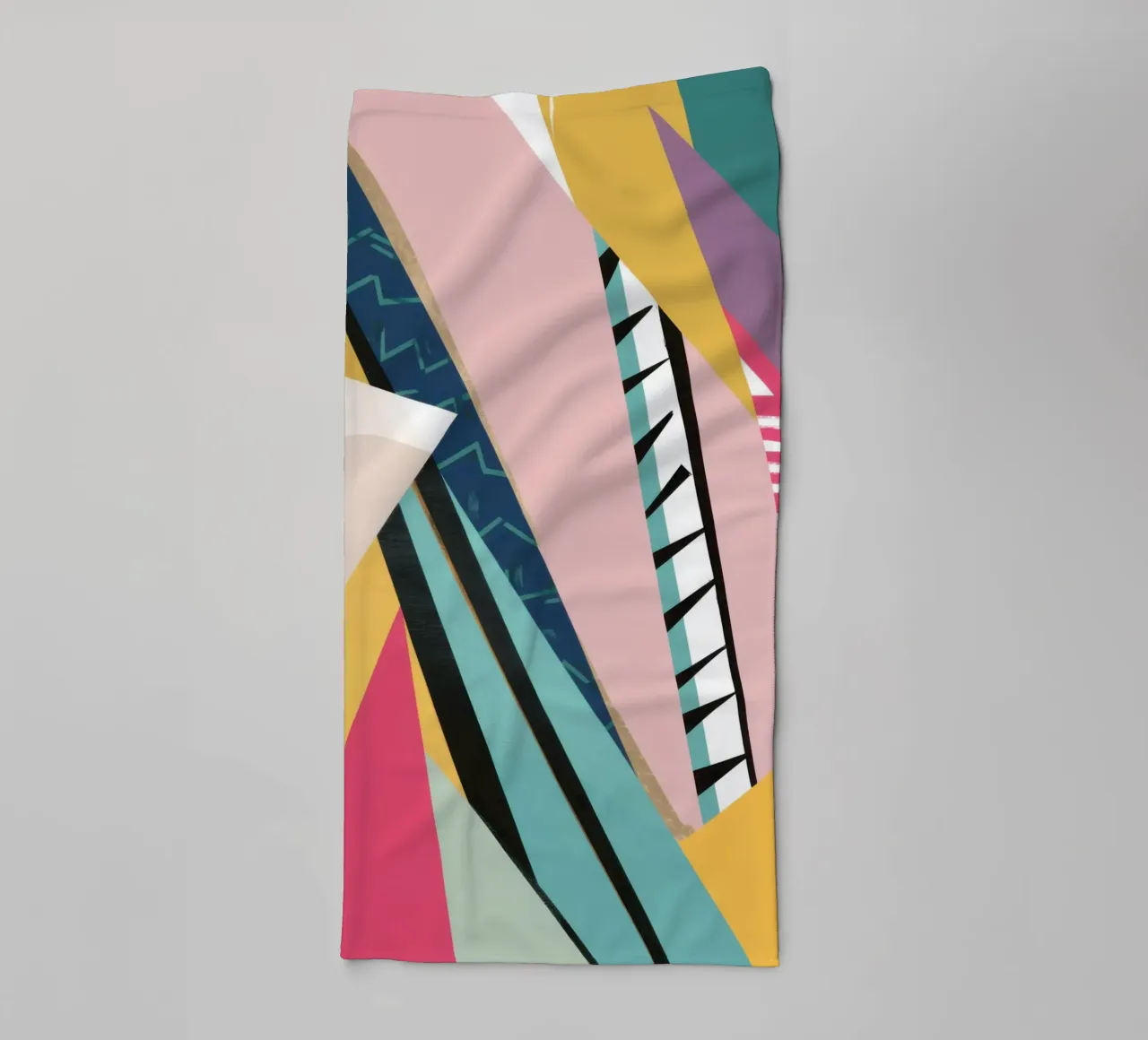 Dynamischer geometrischer Zusammenstoß Handtuch von Solar Paint