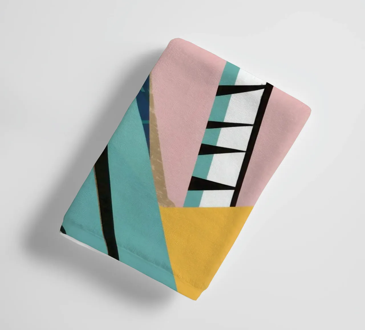 Dynamischer geometrischer Zusammenstoß Handtuch von Solar Paint