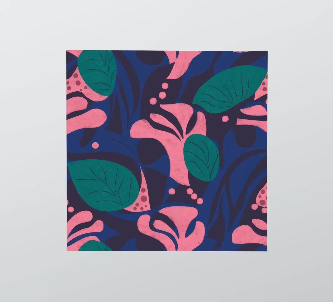 Midnight Floral Pattern sticker by Line Fable