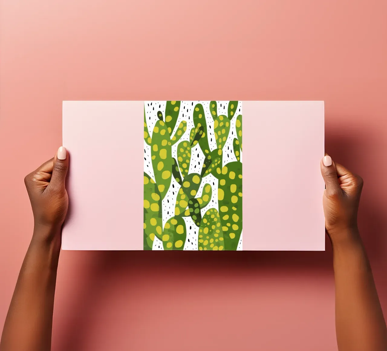 Vibrant Cactus Pattern sticker sheet by Bring Haven