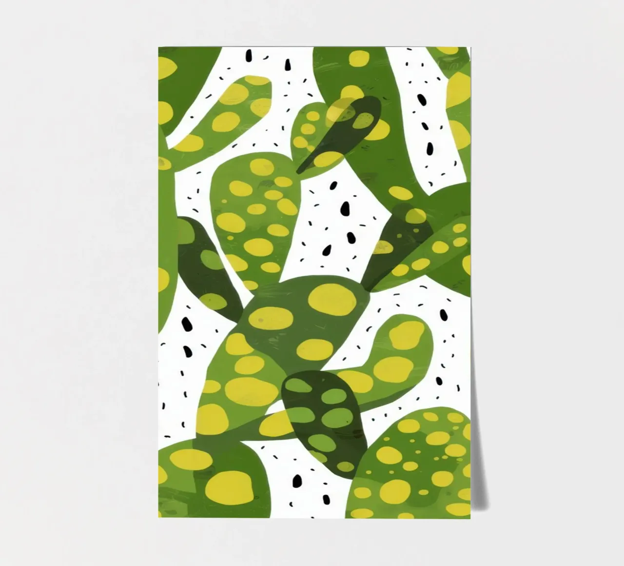 Vibrant Cactus Pattern sticker sheet by Bring Haven