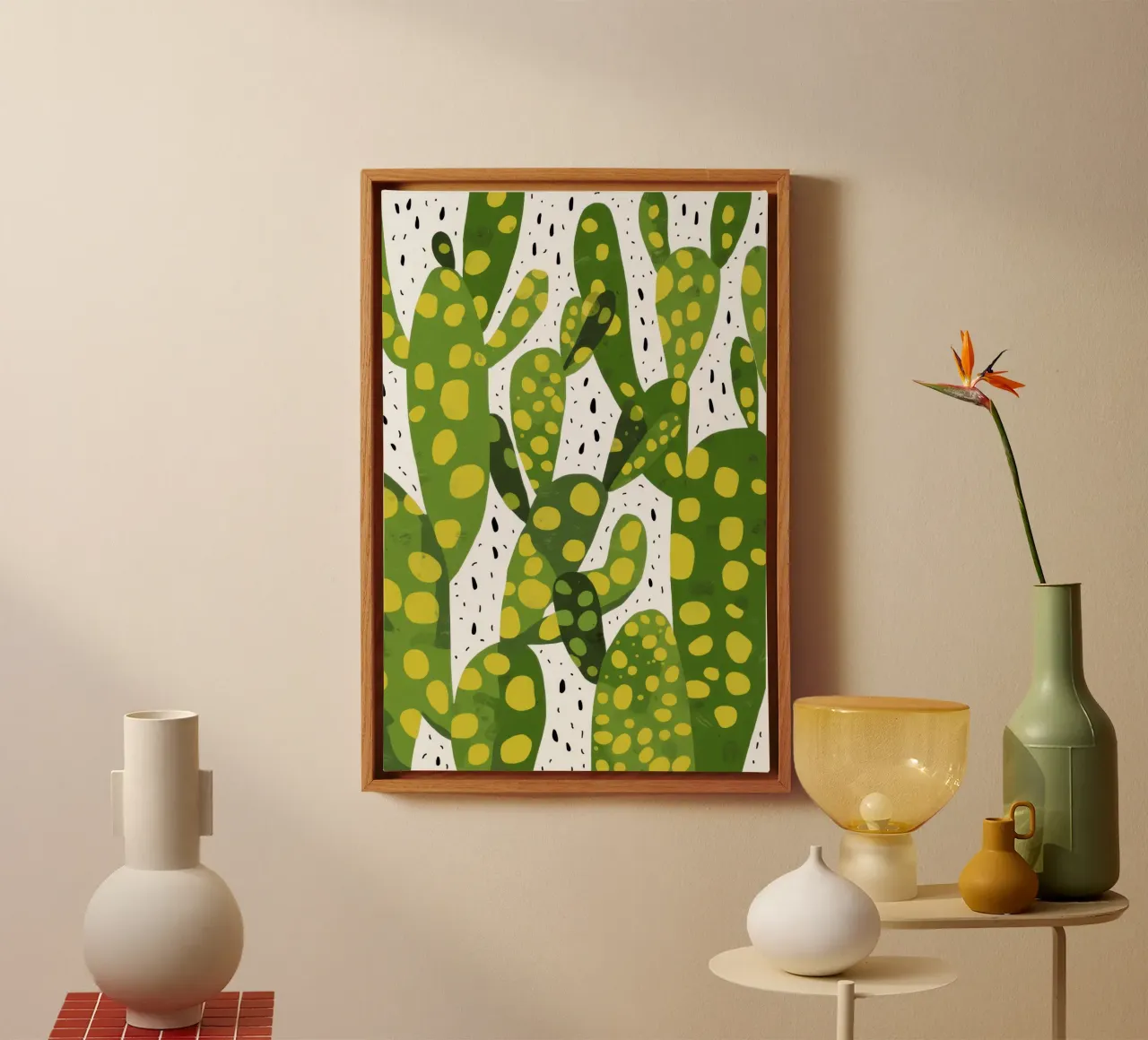 Motivo del cactus vibrante tela da Bring Haven