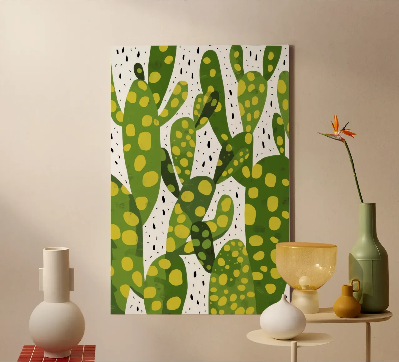 Motivo del cactus vibrante tela da Bring Haven