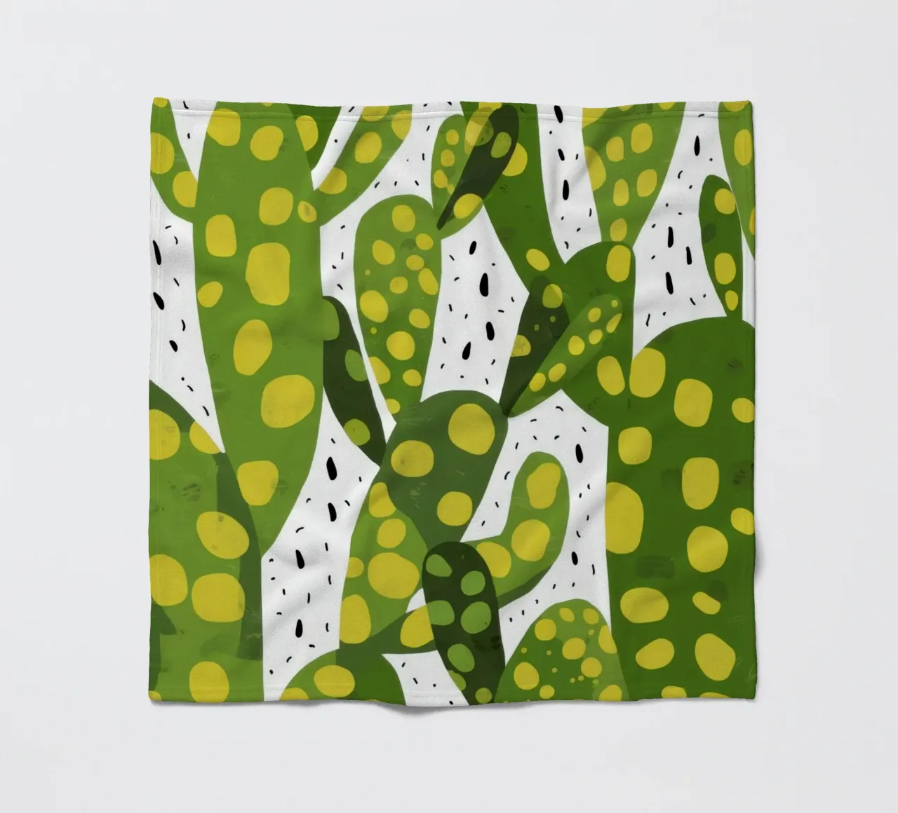 Levendig cactuspatroon fleecedeken van Bring Haven