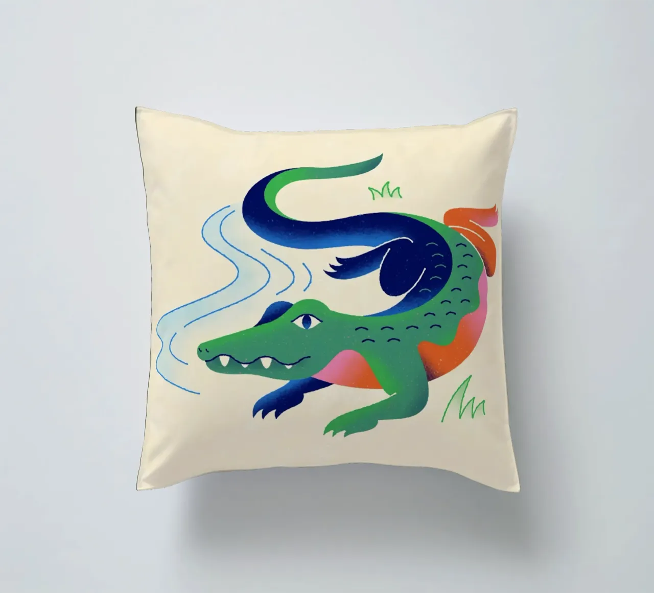Crocodile cuscino da callum shop