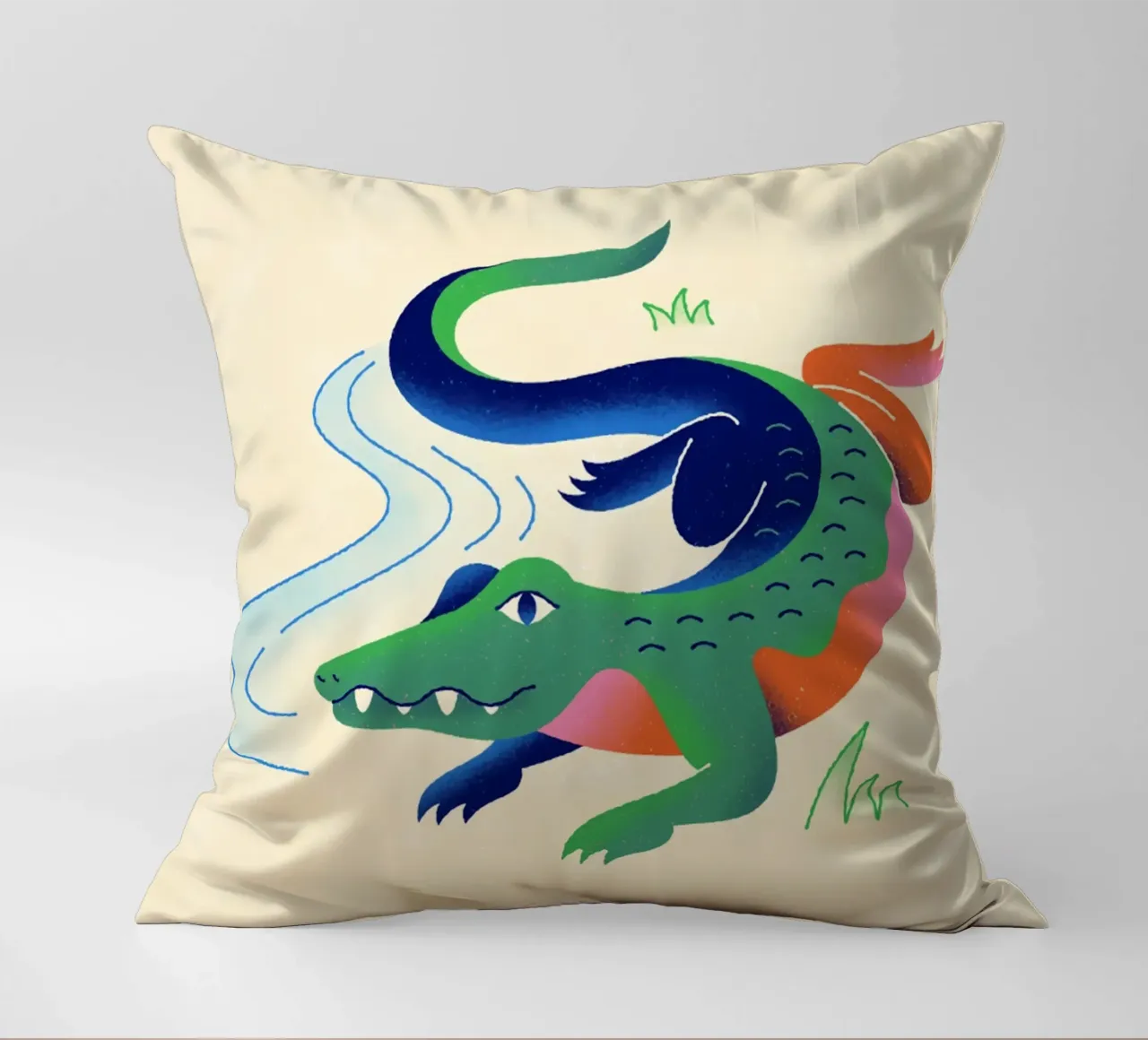 Crocodile cuscino da callum shop