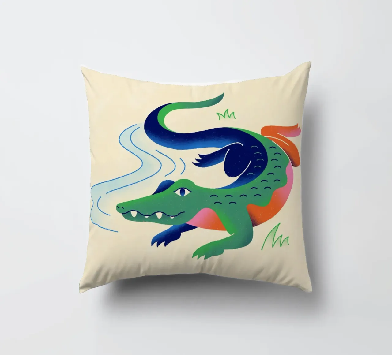 Crocodile cuscino da callum shop