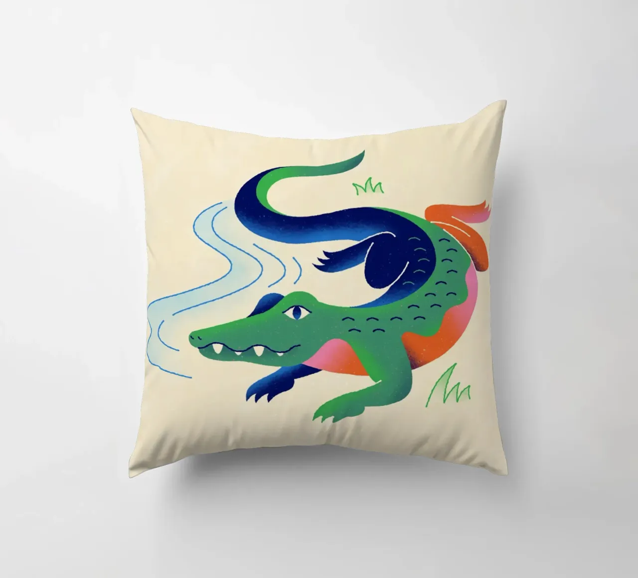 Crocodile cuscino da callum shop