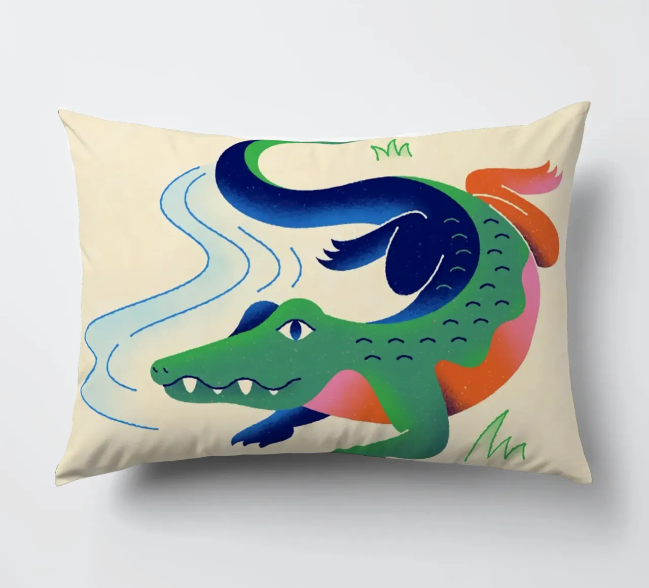 Crocodile cuscino da callum shop