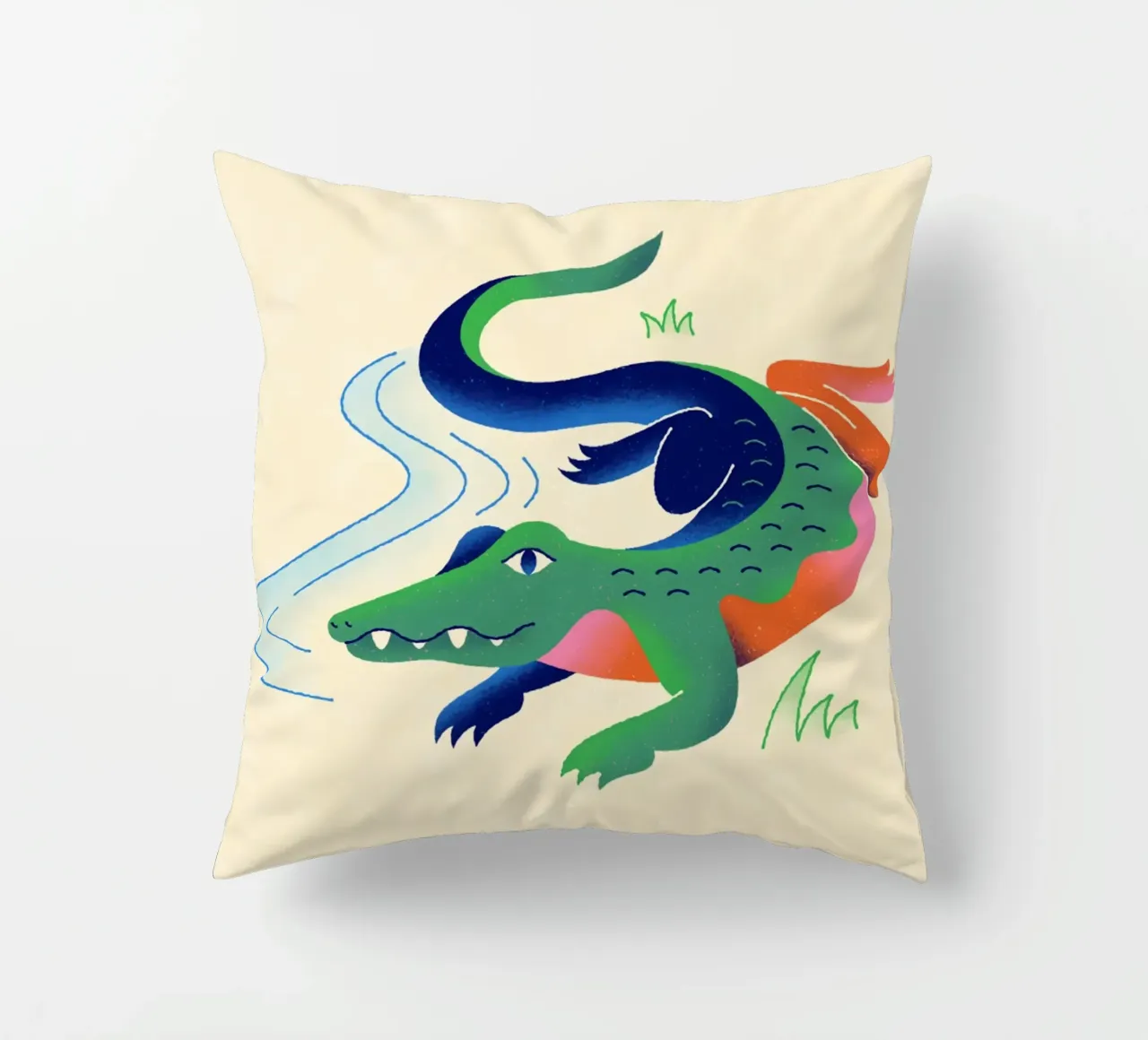 Crocodile cuscino da callum shop
