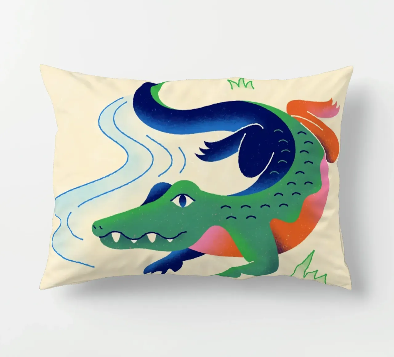 Crocodile cuscino da callum shop