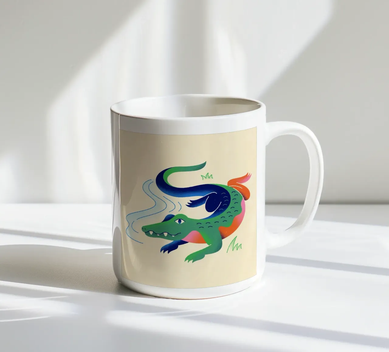 Crocodile tazza in ceramica da callum shop