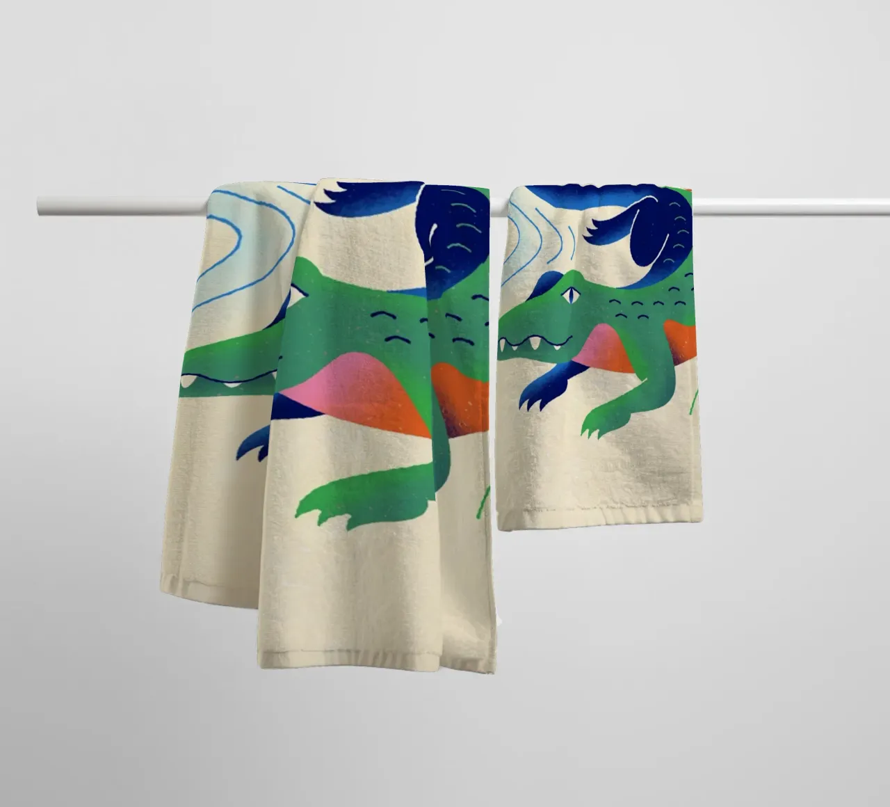 Cocodrilo toalla de baño de callum shop