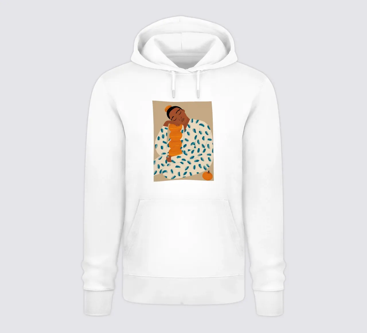 Sognare in Polka felpa con cappuccio da Solar Paint