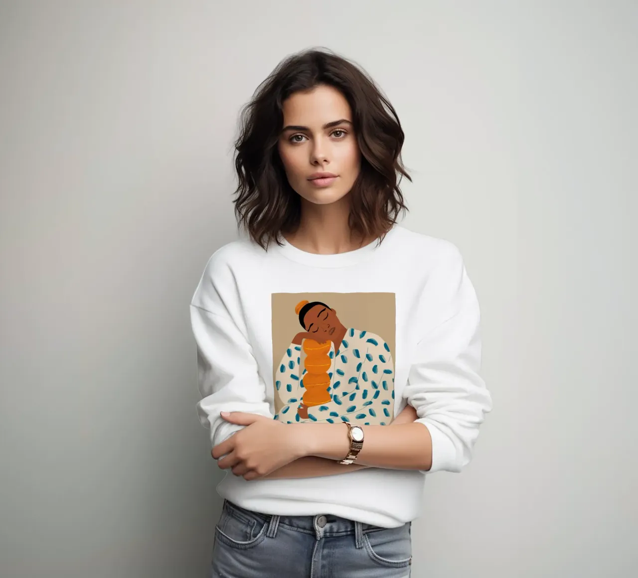 Sognare in Polka felpa da Solar Paint