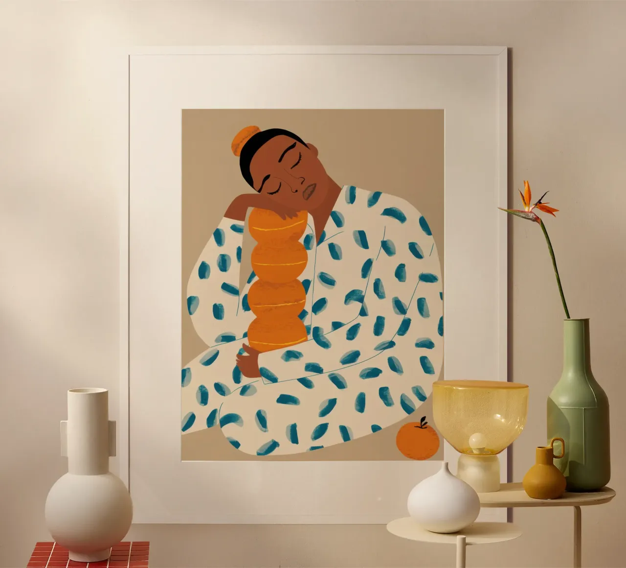 Sognare in Polka poster da Solar Paint