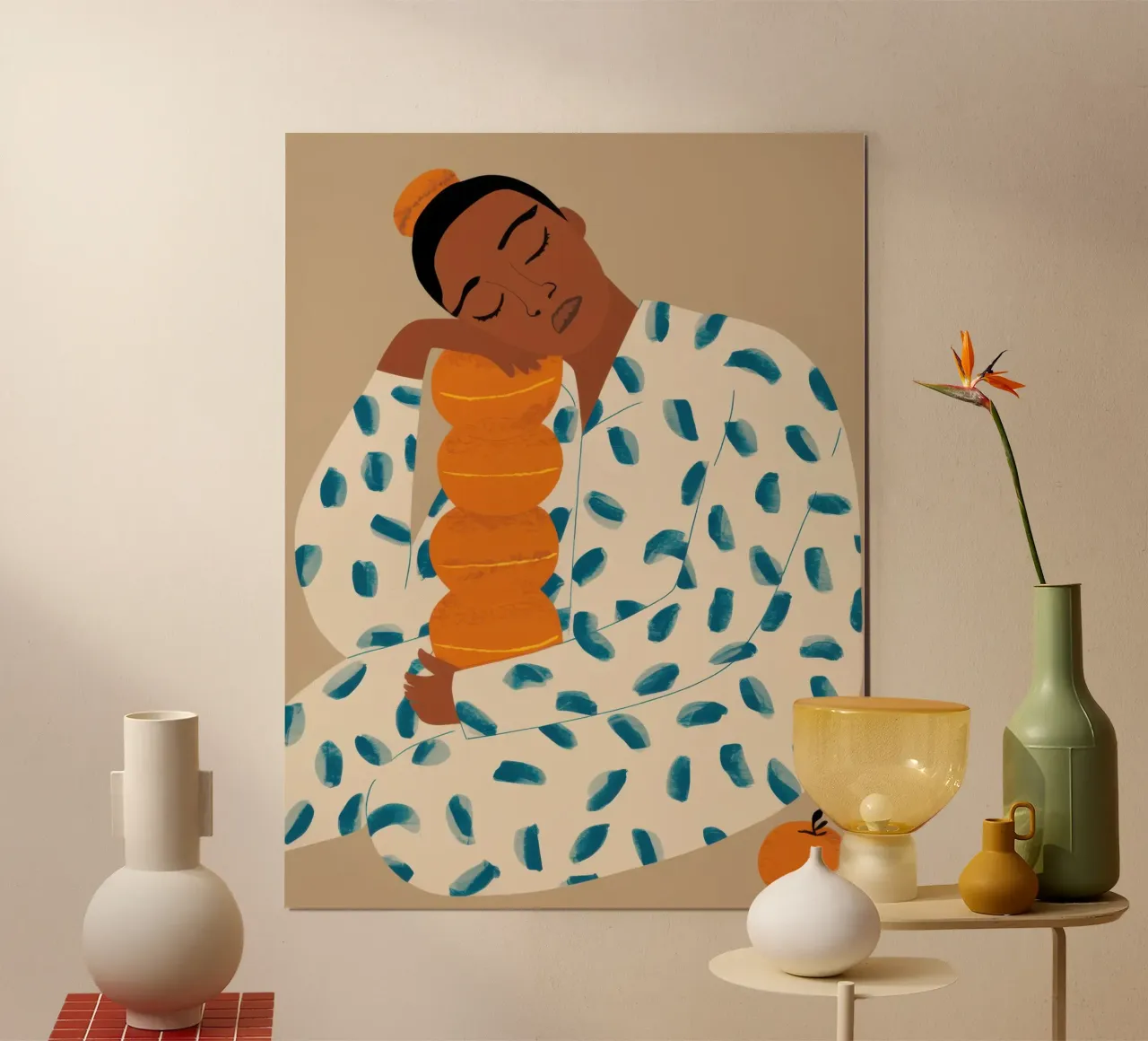 Sognare in Polka poster da Solar Paint