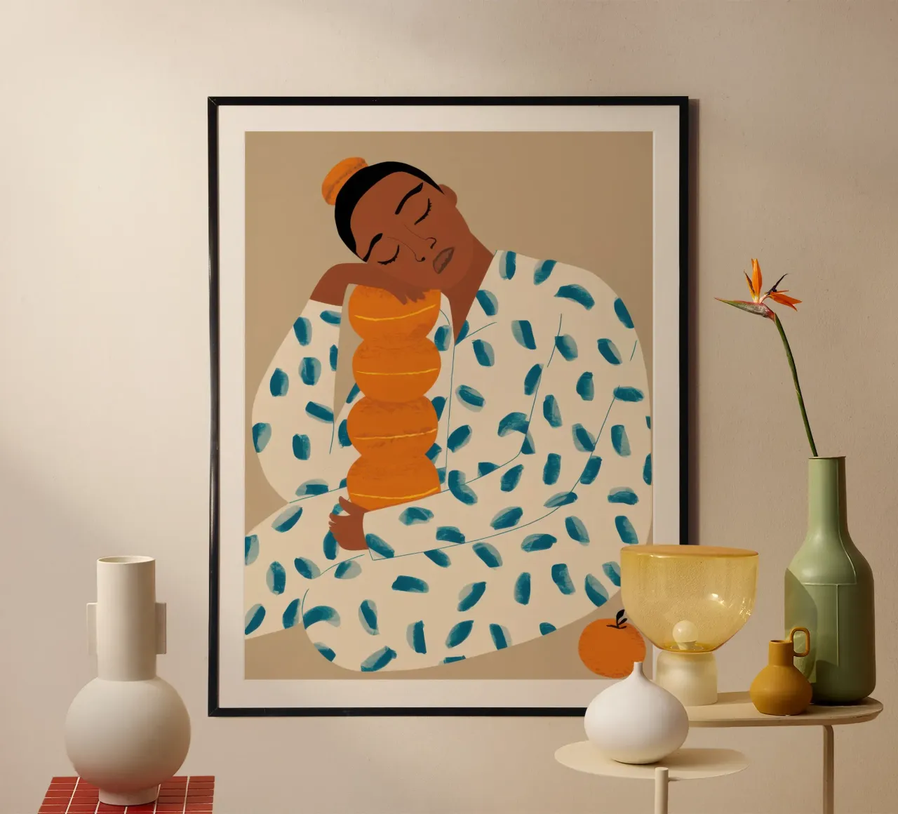 Sognare in Polka poster da Solar Paint