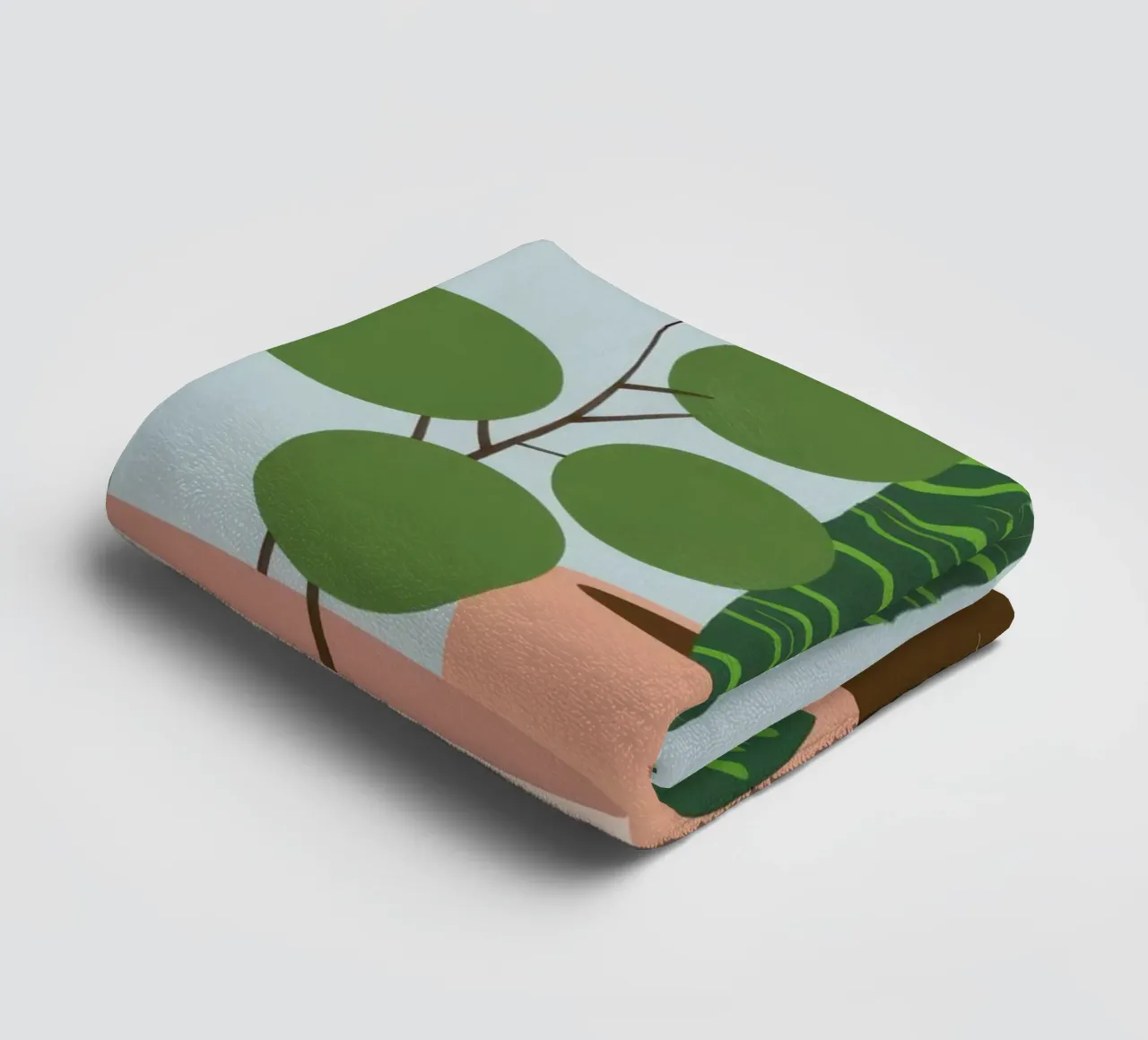 Planta en maceta Quietud toalla de baño de Line Fable