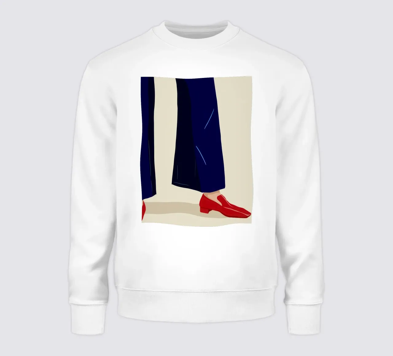 Scarpa rossa chic felpa da Bring Haven