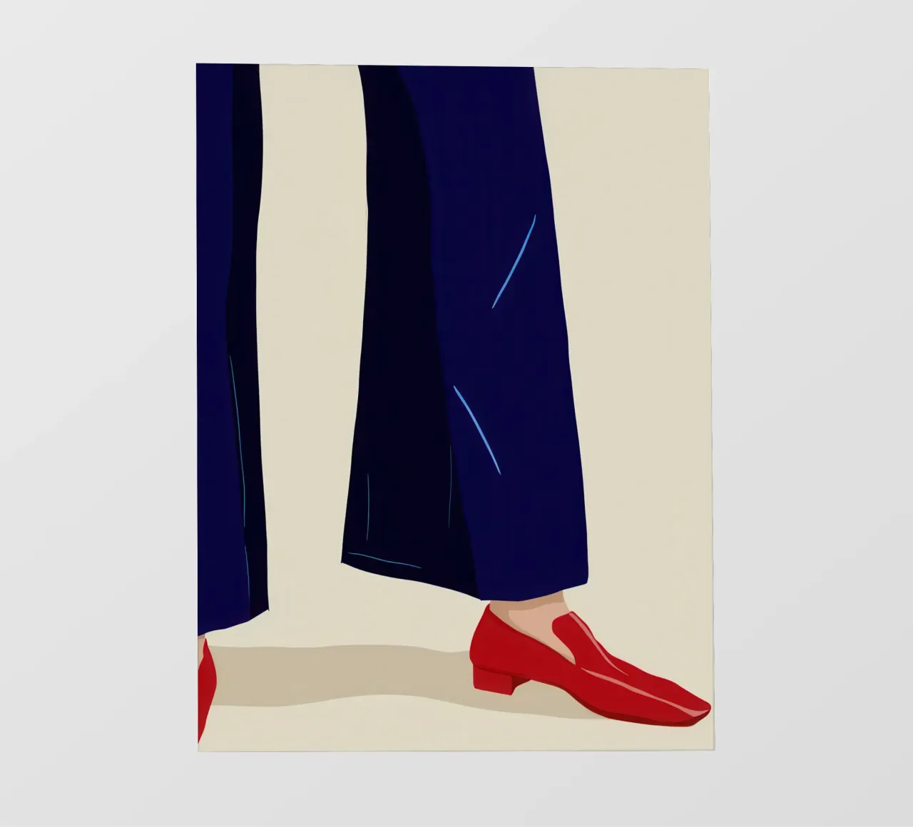 Scarpa rossa chic telo in pvc da Bring Haven