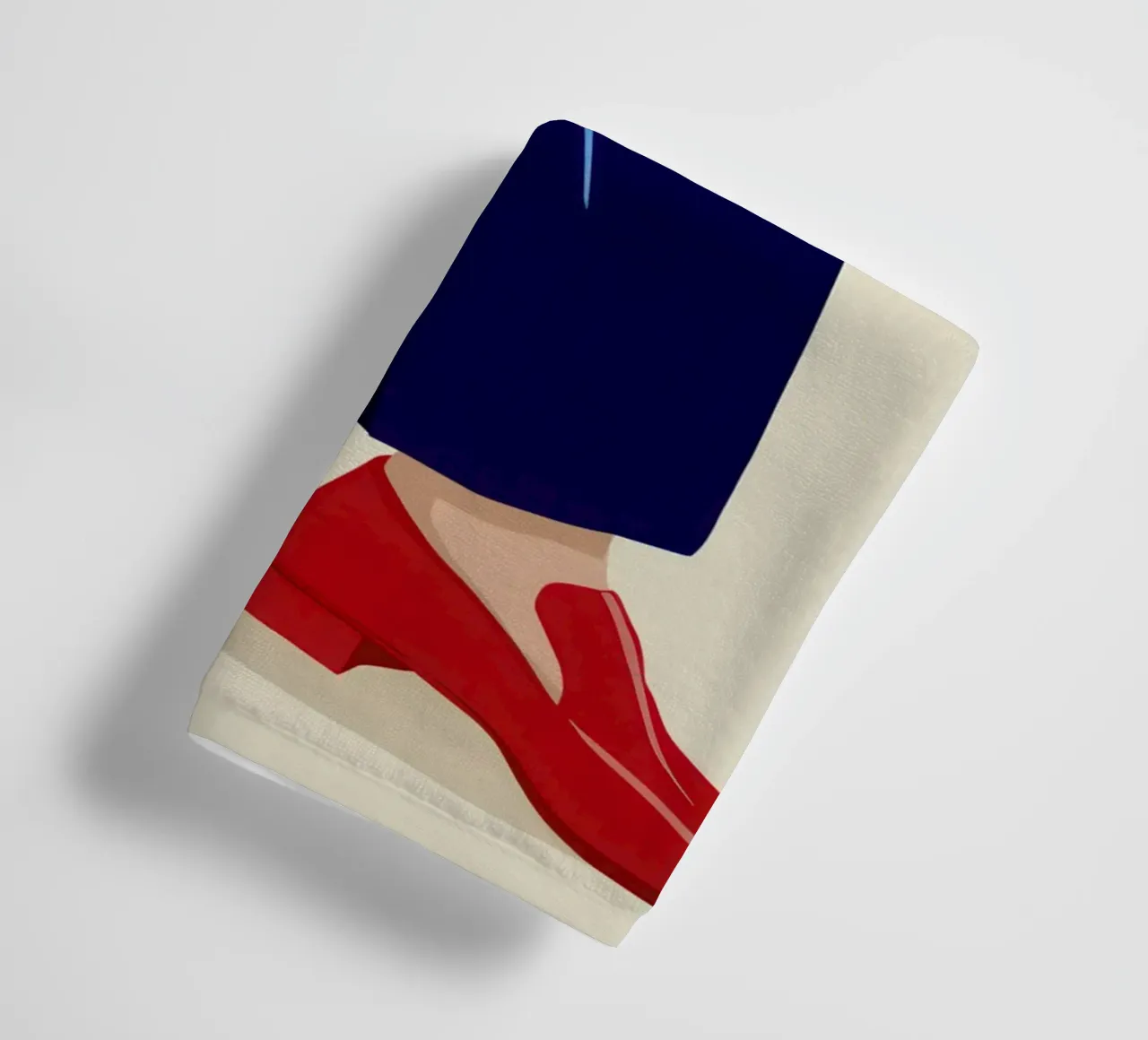 Scarpa rossa chic asciugamano da bagno da Bring Haven