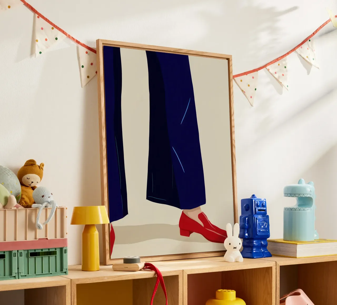 Scarpa rossa chic plexiglass da Bring Haven