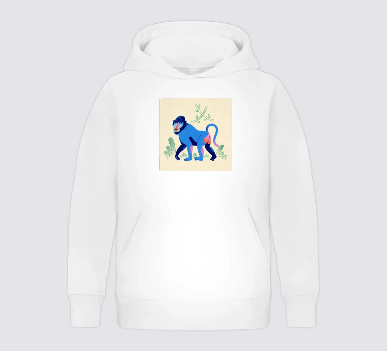 Scimmia felpa bambino con cappuccio da callum shop