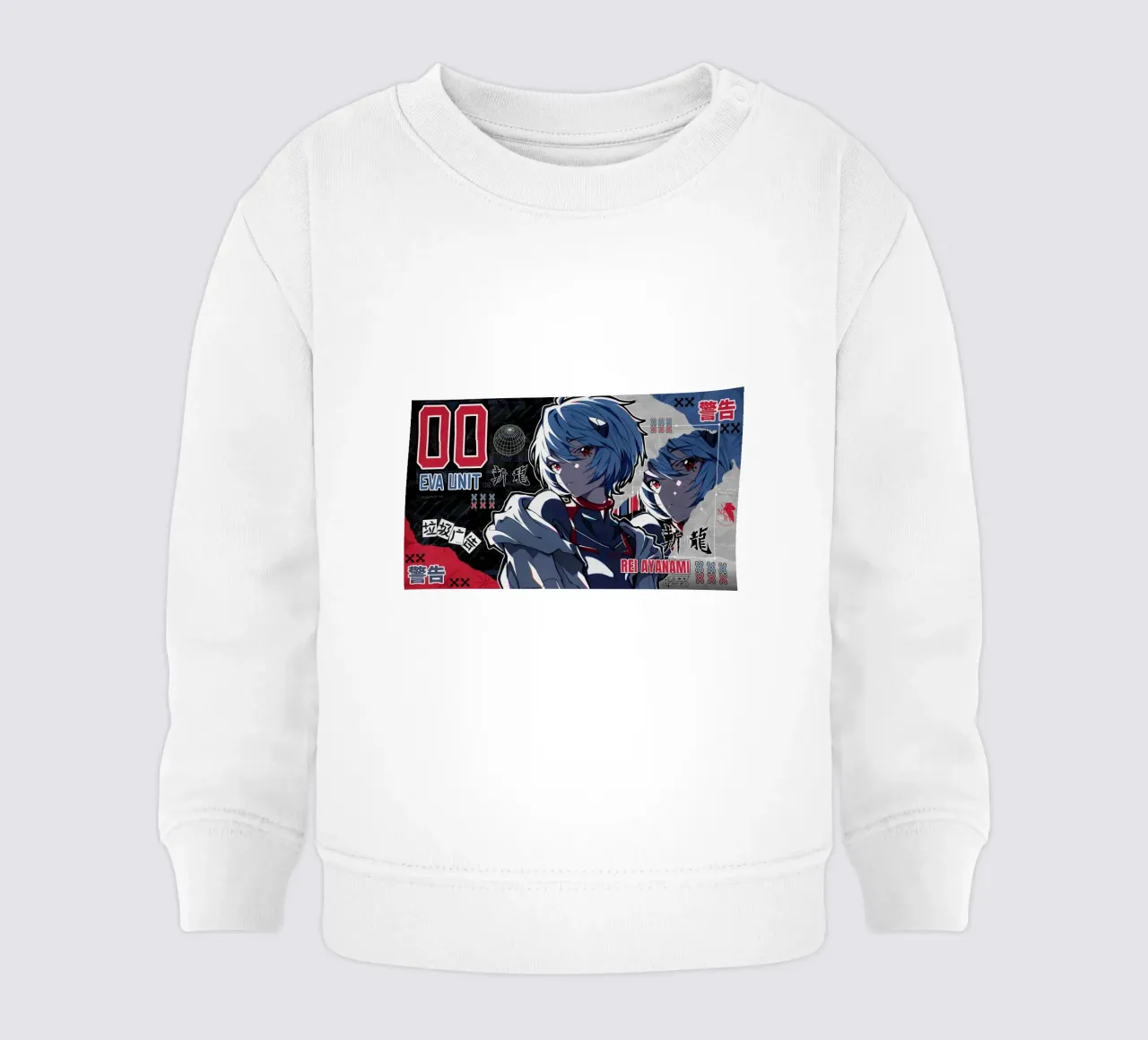 Rei Ayanami felpa neonato da callum shop