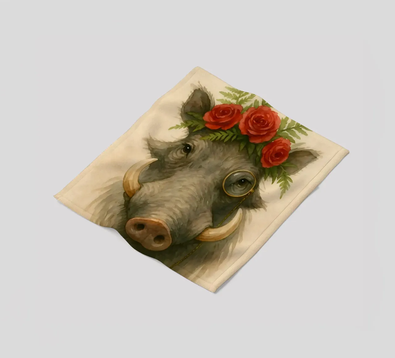 Il facocero Dapper: Rosa e raffinatezza coperta in pile da Graceful Desine