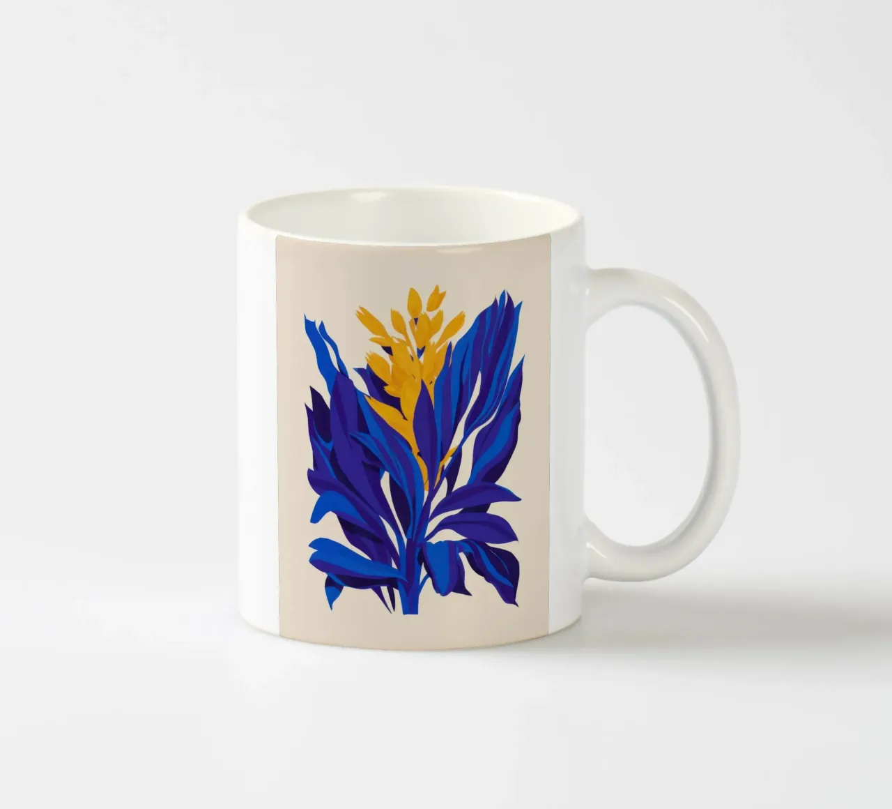Sogno botanico cobalto tazza in ceramica da Line Fable