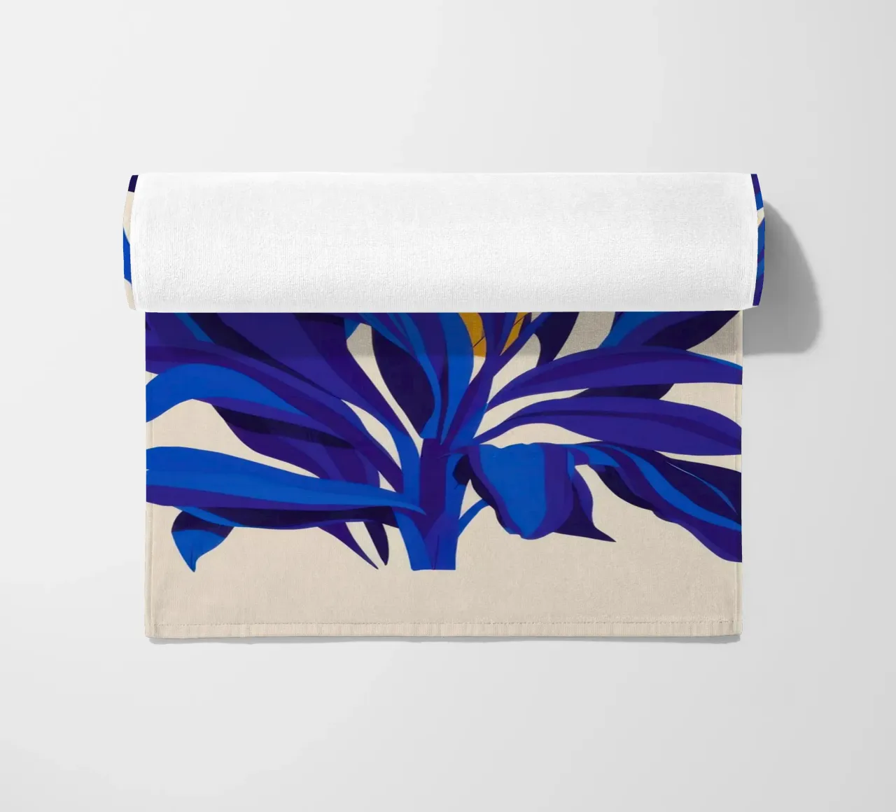 Sogno botanico cobalto telo mare da Line Fable