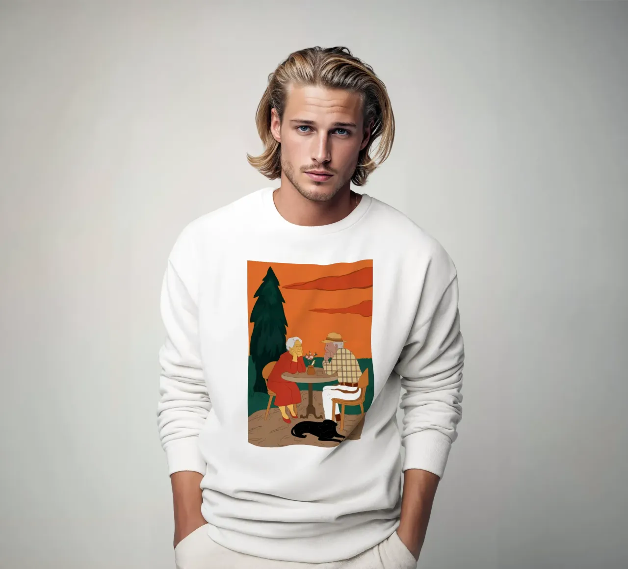Golden Years Sunset sweatshirt by Bring Haven