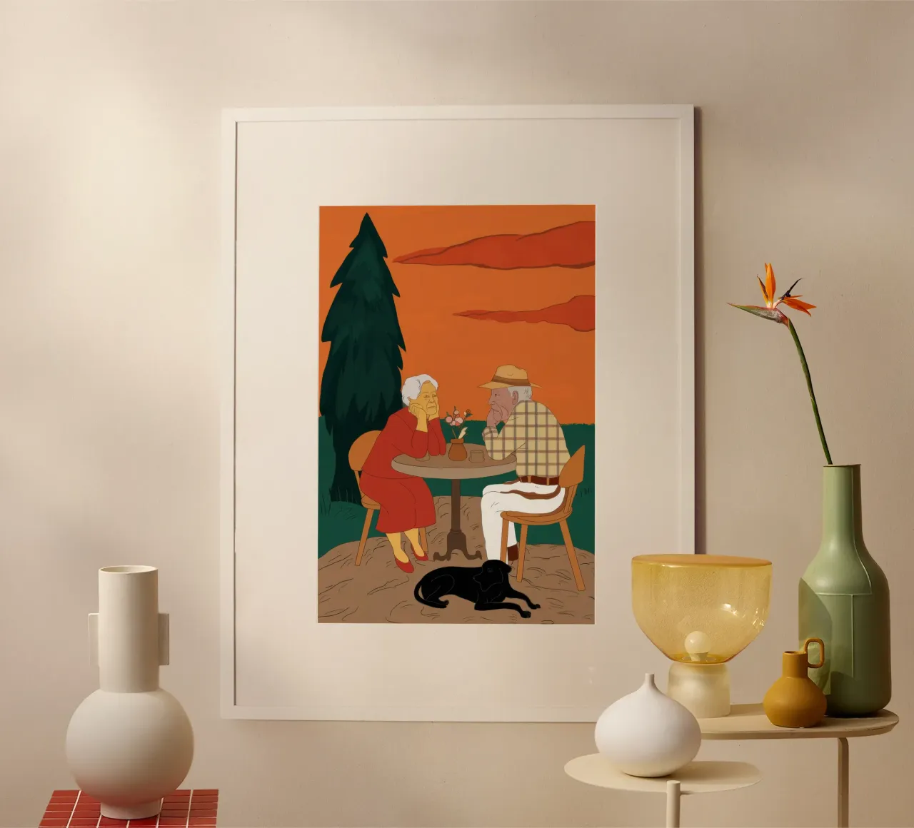 Golden Years Sunset poster by Bring Haven