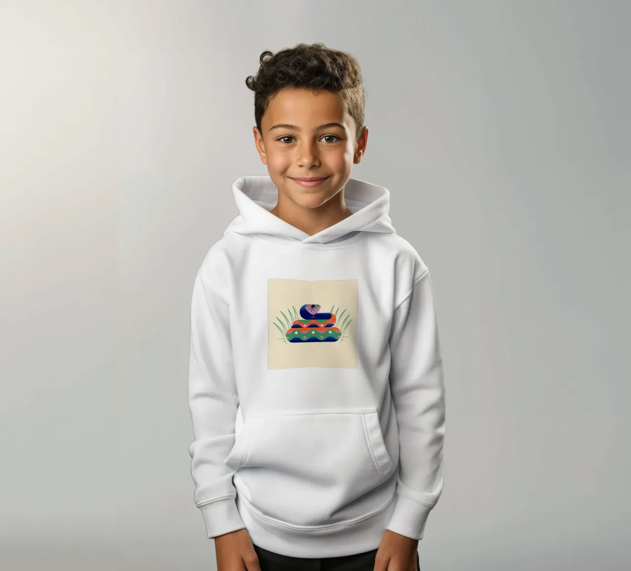 Serpente felpa bambino con cappuccio da callum shop