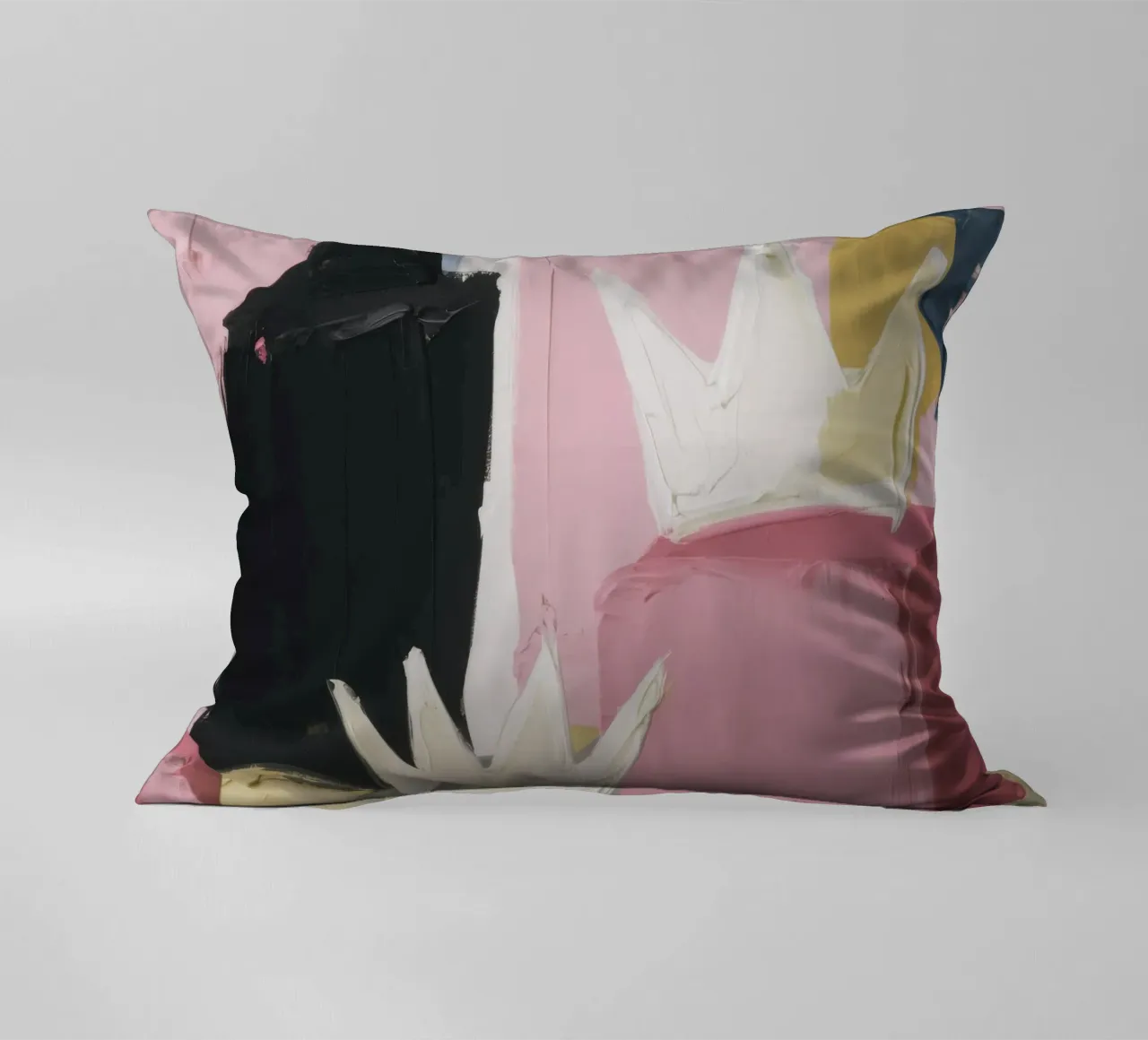 Espressione astratta rosa cuscino da Solar Paint