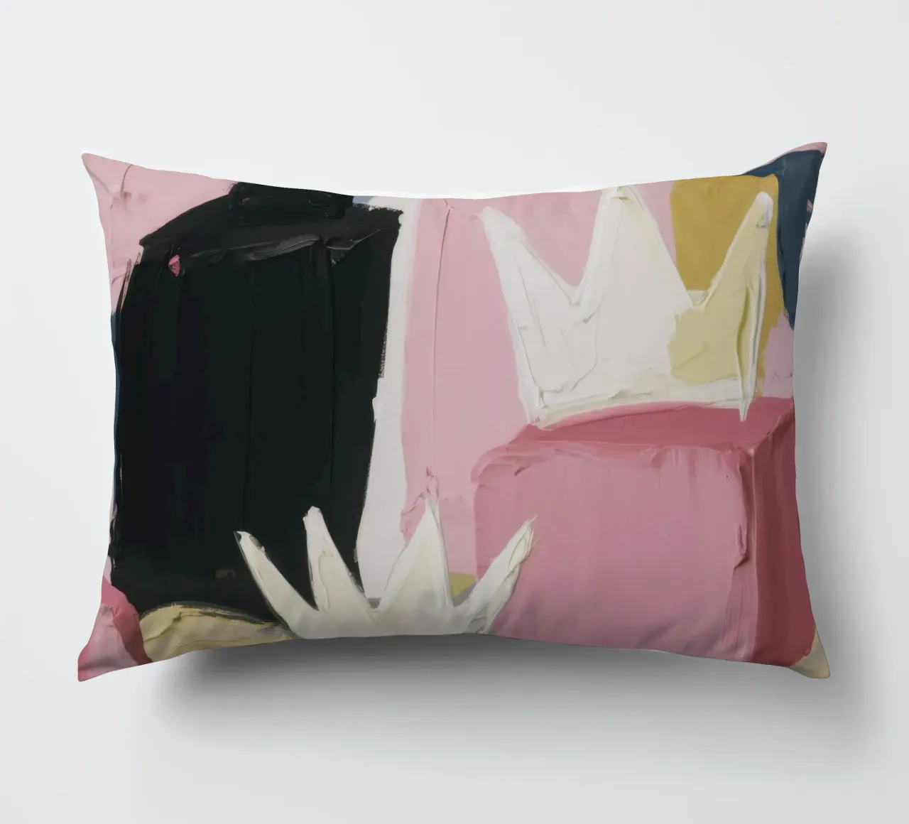 Espressione astratta rosa cuscino da Solar Paint