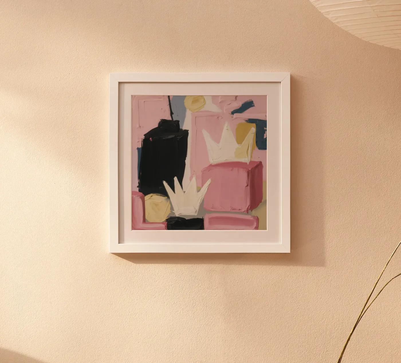 Espressione astratta rosa poster da Solar Paint