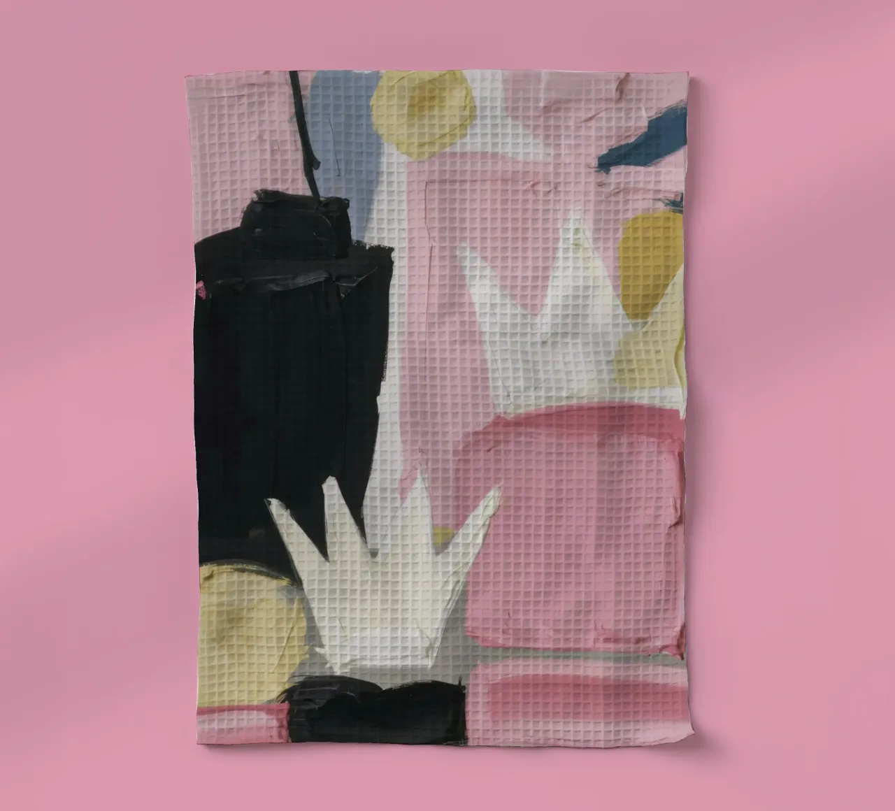 Expression abstraite rose torchon de Solar Paint