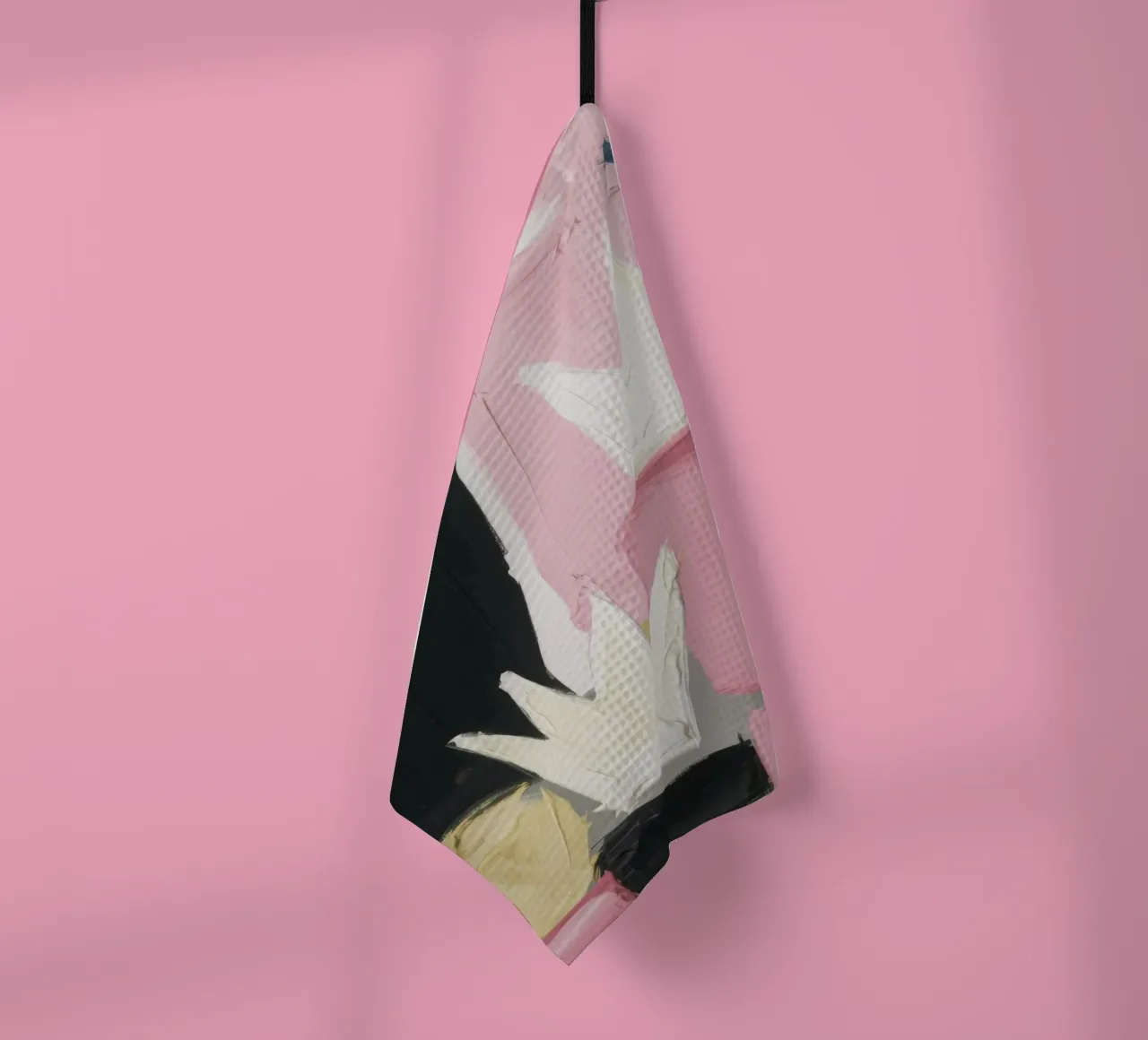 Expression abstraite rose torchon de Solar Paint