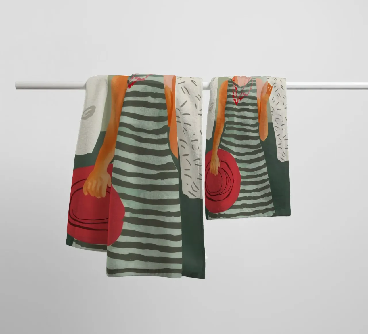 Sunlit Window Gaze towel by Line Fable