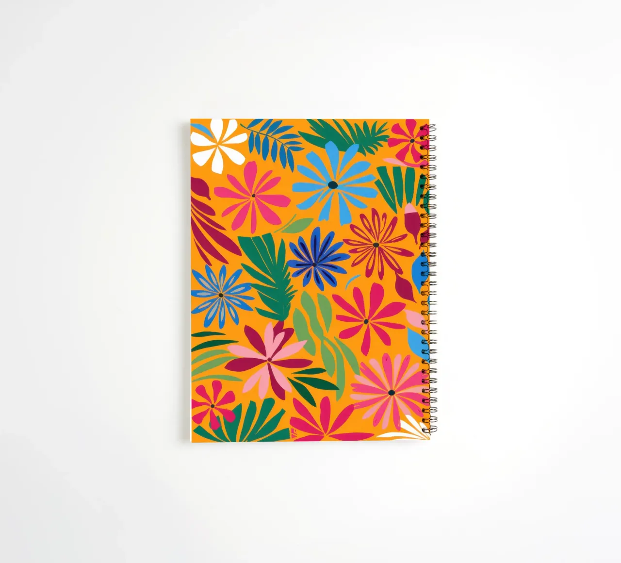 Joyful Floral Explosion spiral notebook by Bring Haven