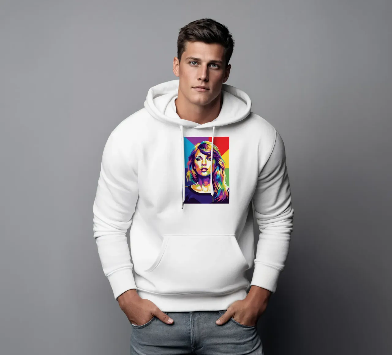 Taylor Swift - WPAP art style (2) felpa con cappuccio da Hantamrata